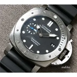 Função completa de alta qualidade O cronógrafo designer observa o relógio de quartzo Penerei Lumiinor Diving PAM00682 Automático 42mm Diver 300m Conjunto completo de 2018