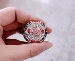 Newest Championship Series jewelry 2016 Oklahoma Sooners Big 12 Championship Ring Men Gift whole 2020 Drop 1753822