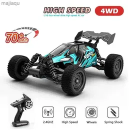 Electric/RC Car 1 16 4WD brush or brushless RC racing 4X4 high-speed off-road vehicle 50KM/H or 70KM/H 2.4G remote control toy boy and girl giftL2404