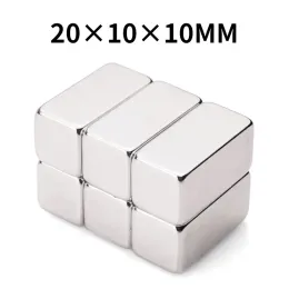 Unidades de 5pcs ímãs fortes de ímã magnético forte retangular 20 * 10 * 10mm de altura neodímio 20x10x10mm ímã