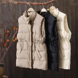 Womens Down Winter Duck Jacket Women Vest Tunic Tunic WhitCoat Spring Puffer Slim Parkas Ed1499