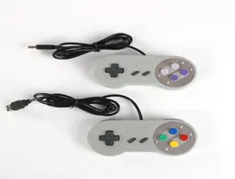 Controladores de jogo com alça de plug wired USB Joysticks Gamepads Acessórios para jogadores de jogadores para SNES Consoles de caixa de jogo retrô de SNES 8377047