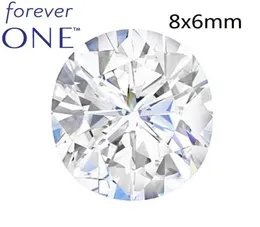 Calco ovali incolore da 15 ct di carati Vs certificato a colori Charles Colvard, pietre preziose di moissanite con certificato1723116