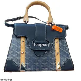 Дизайнер высшего качества Goy Saigon yd Ladies Bag кожаная сумочка сумка для плеча старый цветок