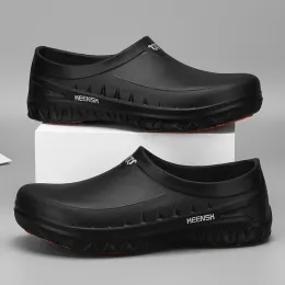 ブーツシェフの靴非スリップオイルプルーフ防水摩耗装置キッチンワーカー用の特別な靴レインブーツ男性サイズ3945