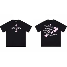 壊れたプラネットメンズTシャツデザイナーTシャツ印刷ビューティータイド夏メンズレディースルーズTシャツ短袖ハイストリートカジュアルクルーネックTシャツメンティーM-3XL