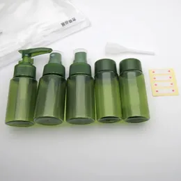 7 szt./Set Brown Kolor Suppillable Zestaw pod-battlingowy Wakacyjny podzielony butelka Podróż Portable Bottling