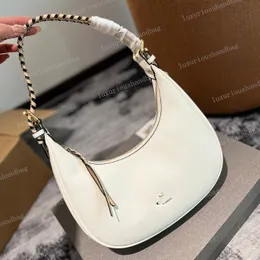 Coa Lockstitch Bailey Half Moon Bag Designer Womens Underarm Bag Leather Shoulder Crossbody Bags 레이디 크로스 바디 럭셔리 핸드백 여성 메신저 핸드백 지갑