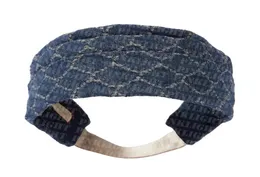 Carta de designer Jacquard Bands Feminino Moda Denim HairBand Four Seasons Hairbands para Mulher2078575