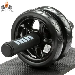 المعدات AB Roller Wheel Roller Keep Fit Wheels Home Crunch Artifact لا ضوضاء معدات تدريب في البطن للتدريبات على قوة الصالة الرياضية