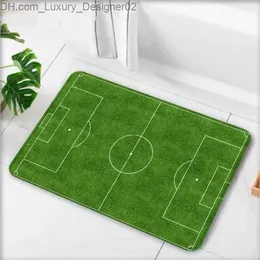 Tappeto da calcio tappeto tappetino da bagno hogar cucina tappeto non slip assorbente area domestica piano q240426