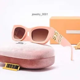 デザイナー女性特大のメンズサングラスラディーデザイナーMiui Lunette Soleil Mui Sun GlasesオプションのSonnenbrillen gafas de sol