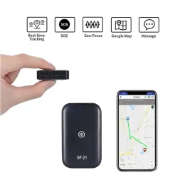 İzleyiciler GF21 MINI GPS Tracker LBS WiFi Konumlandırma SOS GEO ÇİK ALARM 2G SIM SMS Ses Kaydedici Uygulaması Uzak Gizli Otomobil Yollayıcı Çocuk Evcil Hayvanlar