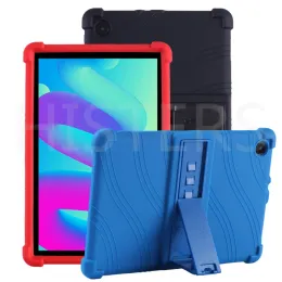 Capa de silício macio para TCL Tab 10 HD Case Kids Safety 9160G 9460G 10.1 "Tablet PC Kickstand Funda com 4 airbags à prova de choque