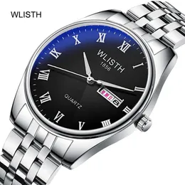 Wlisth Par Watch Par Quartz Watch Women's Watch Fashion Waterproof Night Glow Business Men's Watch