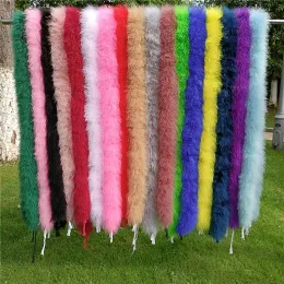 Controls 50 Grams Turkey Feather Boa Fluffy Marabou Feathers Scarf Wedding Accessories Holiday Decorations Sewing Trimmings Manmade Decor
