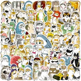 Tattoo Transfer 10/30/50/100pcs Cat Cat Animal Graffiti Stickers Kawaii Cartoon Scons Kids Toy Laptop DIY Scrapbook Dockcase Distcase Car Desconer 240426