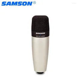 Microfones Original Samson C01 Kondensor Mikrofon med 19 mm bredt stort membran för inspelning av sång Akustiska instrument