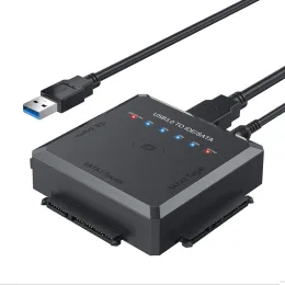 Fährt SATA/IDE zu USB 3.0 -Adapter, Festplattenadapterkabel für universelle 2,5/3,5 -Zoll -IDE/SATA -HDD SSD