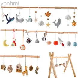 PDIV -mobiler# Gymhänge Toy Music Wool Rattle Cotton Crochet Mobil