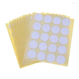 Titulares de vela 200pcs wicks adesivos de espuma