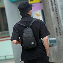 Zaino mini maschile da uomo piccolo borsa per la spalla nera per uomo 2024 tela designer impermeabile da viaggio per viaggi maschio maschio maschio maschio