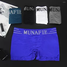 Underpants 4pcs / lote de roupas íntimas de roupas íntimas sexy masculinas gay cutas respiráveis calças planas m0048