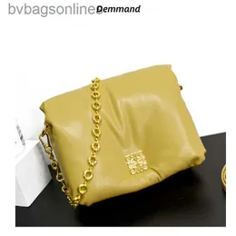 Original 1to1 Loeweelry Brand Bags Autumn Winter New Highend Fashion Pillow Bag Chain Bean Curd Bag Armpit Bag Small Square Bag Shoulder Bag Bags with Real Logo