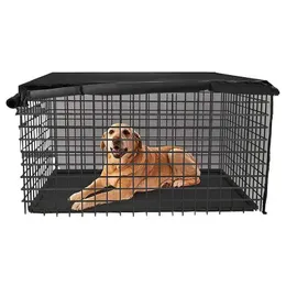 Cat Carriers Crates Houses Dog waterproof pet cage cover with two entrance doors universal manufacturing most suitable for brand standard cable boxes 240426