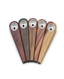 Tubi di legno Briar tubi fumatori tubo di tobaco vari colori mini pipe5573039