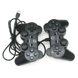 Giocatori Double Player Joypad USB2.0 Gamepad cablato per 3D Pandora Box Video Arcade Game Machine PC Computer Controller Handler