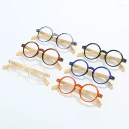 Sonnenbrille Blaues Licht blockiert transparente Presbyopia Computer -Lesebrille für Frauen Männer weit zu runden Brillen Diopter 1.0 1.5