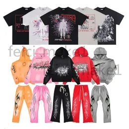 Mode mens hoodies tröjor tröjor huva lång ärm huvtröja jumper tshirts casual tryckt brev avslappnad shorts skjorta hiphop desringer byxor