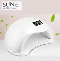 Whole SUN5 48W Professional 365405 nm LED Lamp Nail Dryer Polish Machine Fit Curing All Nail Polish Nail Gel Art Tool8083431