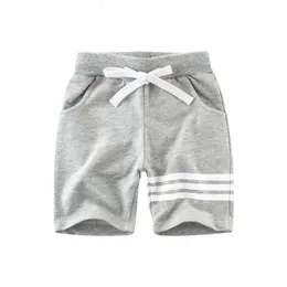 2024 Kinderkleidung Kleidung Sommerbaby Hosen Sport Jungen Shorts Girls Striped Casual Kurzkleidung Kinderteile Drop 240425