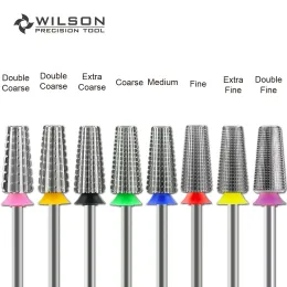 Bitar Wilson 5 i 1 rak 2 -vägs nagelbur Användarvänlig nagelborrbit populär polering karbid nagel bit