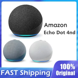 Liquids Original Echo Dot 4 Smart Speaker with Alexa Voice Assistant Smart Home 4th Generation Hub Smarter Home for Pc New Free Shipping