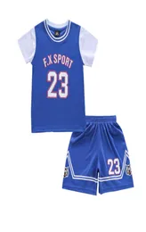 Çocuklar No23 Basketbol Seti Kitsgirls Basketbol Forma Basketbol Şortları Gömlekler Shortsbasketball Takımı ORMS X05098132604