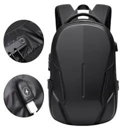 Backpack Business Hard Shell Anti Fipswer Lock Blocca Borsa per computer Racing Laptop Tablet Storage Borsa di ricarica USB Porta di ricarica S7964113