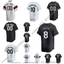 Sox Custom Baseball Jersey Chicago Bo Jackson White Frank Thomas Tim Anderson Luis Robert Jr. Yoan Moncada Michael Soroka Name Nummer Home Away Jersey Männer Frauen Jugend