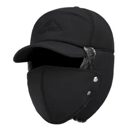 Мужская шляпа Snapback Baseball Caps зимние теплое толстое солнцезащитное защита от ковша мода мода складываемое гибкое портативное путешествие Camping8305889