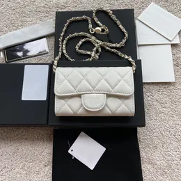 Top Quality Women Belt Bags Caviar Calfksin and Lambskin Fashion Designer Wallet Luxury Party Wedding Dress Waist Bag with Box