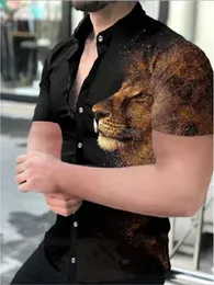 Erkek tasarımcı tişört kıyafetler parti baskı gömlekleri tişörtler moda boya grafiti kısa kollu sokak gevşek gündelik camisa de lujo chemise de bluz artı boyutu gömlek