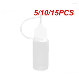 Storage Bottles 5/10/15PCS Compact Scrapbooking Easy To Use Glue Applicator Needle Small Capacity Drop For Crafts