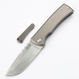 Высокий класс Flipper Flipper Floge M390 Satin Dopper Blade Blade TC4 Титановый сплав Грандиза