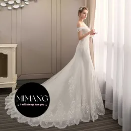 디자이너 웨딩 드레스 2024 New Bride Mermaid Light Dress Travel Photography Forest Luxury Super Immortal Light Wedding Dress Simple and Slimming