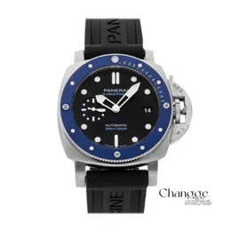 고품질 시계 운동 기계 자동 남성 시계 감시 Penerei Submergeble Azzurro le Auto Acciaio Da Uomo Cinturino Orologio Pam 1209