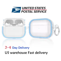 For Airpods pro 2 airpods 3 Earphones airpod Bluetooth Headphone Accessories Solid Silicone Cute Protective Cover Apple Wireless Charging Box Shockproof 2nd Case