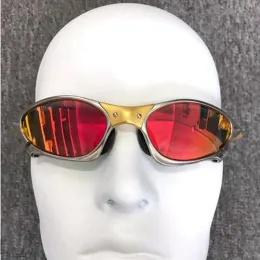 ACESSORES MTB MAN MAN MAN MOLHOS POLARIZADOS DE CICLAMENTOS DE CICLAMENTOS UV400 Óculos de sol de pesca Metal Bicycle Goggles Ciclismo Eyewear Riding Glasses H87
