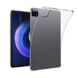 Корпус таблеток для Xiaomi Mi Pad 6 Max 14 дюймов TPU Case Mi Pad 6 Max 14 "2023 Прозрачная силиконовая мягкая крышка подушка безопасности Allinclusize